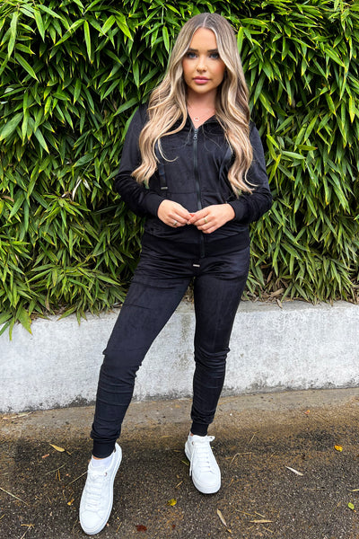 Velour Tracksuit - Black PREORDER 10TH DEC